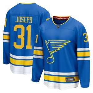 Curtis Joseph St. Louis Blues Men's Fanatics Blue Breakaway Home 2025 Jersey