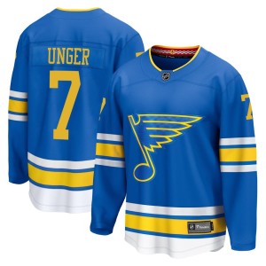 Garry Unger St. Louis Blues Men's Fanatics Blue Breakaway Home 2025 Jersey