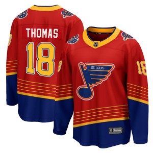 Robert Thomas St. Louis Blues Men's Fanatics Branded Red 2020/21 Special Edition Breakaway Jersey