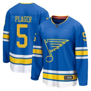 Bob Plager St. Louis Blues Youth Fanatics Blue Breakaway Home 2025 Jersey