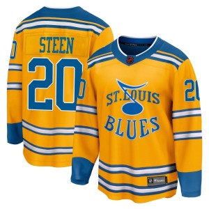 Alexander Steen St. Louis Blues Men's Fanatics Branded Yellow Breakaway Special Edition 2.0 Jersey