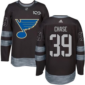 Kelly Chase St. Louis Blues Youth Authentic Black 1917-2017 100th Anniversary Jersey