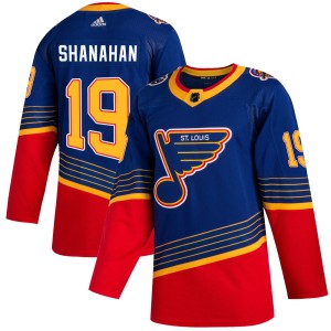 Brendan Shanahan St. Louis Blues Men's Adidas Authentic Blue 2019/20 Jersey