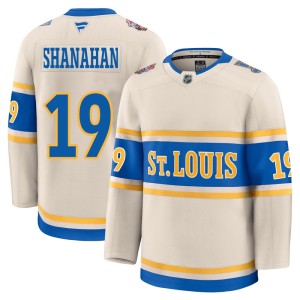 Brendan Shanahan St. Louis Blues Men's Fanatics Premium Cream 2025 Winter Classic Jersey