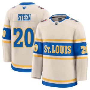 Alexander Steen St. Louis Blues Men's Fanatics Premium Cream 2025 Winter Classic Jersey