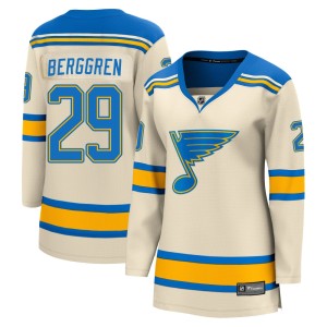 Jonatan Berggren St. Louis Blues Women's Fanatics Branded Cream 2022 Winter Classic Breakaway Jersey