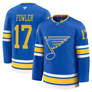 Cam Fowler St. Louis Blues Youth Fanatics Premium Blue Home 2025 Jersey