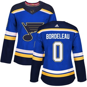 Thomas Bordeleau St. Louis Blues Women's Adidas Authentic Blue Home Jersey