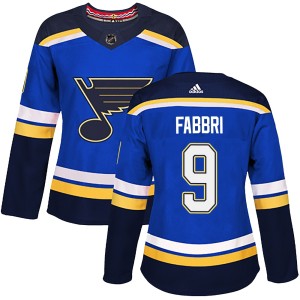 Robby Fabbri St. Louis Blues Women's Adidas Authentic Blue Home Jersey
