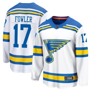 Cam Fowler St. Louis Blues Youth Fanatics White Breakaway Away 2025 Jersey