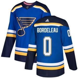 Thomas Bordeleau St. Louis Blues Men's Adidas Authentic Blue Home Jersey