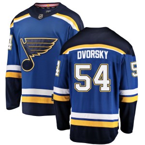 Dalibor Dvorsky St. Louis Blues Youth Fanatics Branded Blue Breakaway Home Jersey