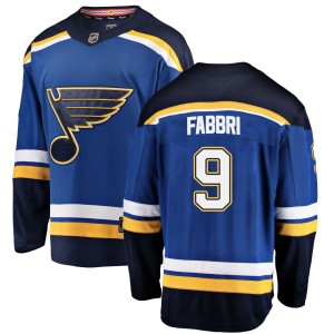 Robby Fabbri St. Louis Blues Youth Fanatics Branded Blue Breakaway Home Jersey