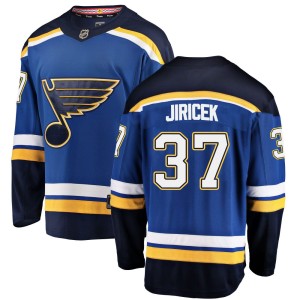 Adam Jiricek St. Louis Blues Youth Fanatics Branded Blue Breakaway Home Jersey
