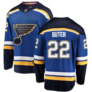 Ryan Suter St. Louis Blues Youth Fanatics Branded Blue Breakaway Home Jersey