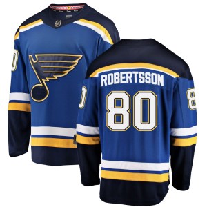 Simon Robertsson St. Louis Blues Men's Fanatics Branded Blue Breakaway Home Jersey