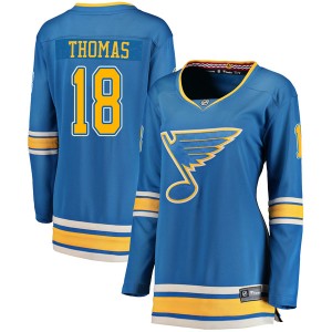 Robert Thomas St. Louis Blues Women's Fanatics Branded Blue Breakaway Alternate Jersey