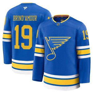 Rod Brind'Amour St. Louis Blues Men's Fanatics Premium Blue Home 2025 Jersey