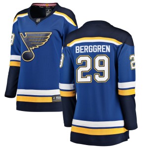Jonatan Berggren St. Louis Blues Women's Fanatics Branded Blue Breakaway Home Jersey
