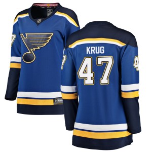 Torey Krug St. Louis Blues Women's Fanatics Branded Blue Breakaway Home Jersey